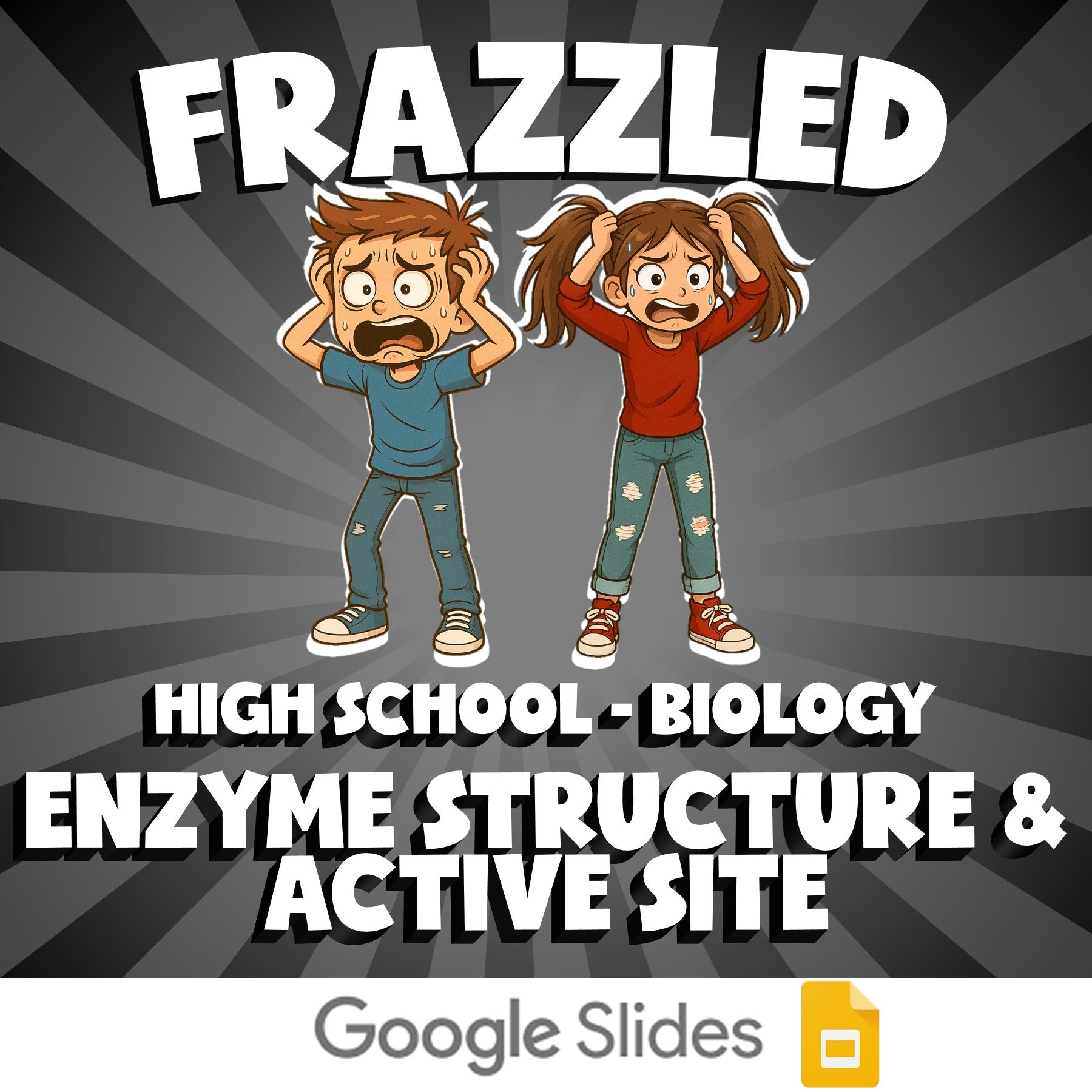 Enzyme Structure & Active Site FRAZZLED Science Game - No Prep Biology Review