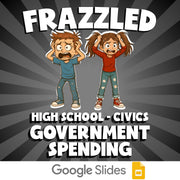 Government Spending FRAZZLED Civics Game - No Prep Review Activity