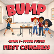 First Congress BUMP Socials Game - No Prep Grade 5 Review Activity