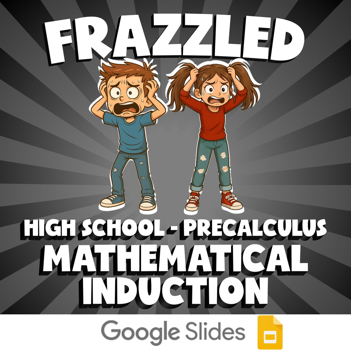 Mathematical Induction FRAZZLED Math Game - No Prep PreCalculus Review Activity