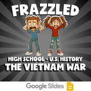 The Vietnam War FRAZZLED U.S. History Game - No Prep Review Activity