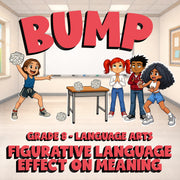 Figurative Language Effect on Meaning BUMP ELA Game - No Prep Grade 8 Review