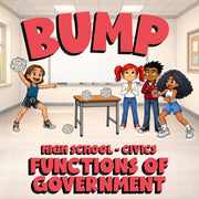 Functions of Government BUMP Civics Game - No Prep Review Activity