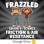 Friction & Air Resistance FRAZZLED Science Game - No Prep Grade 9 Review