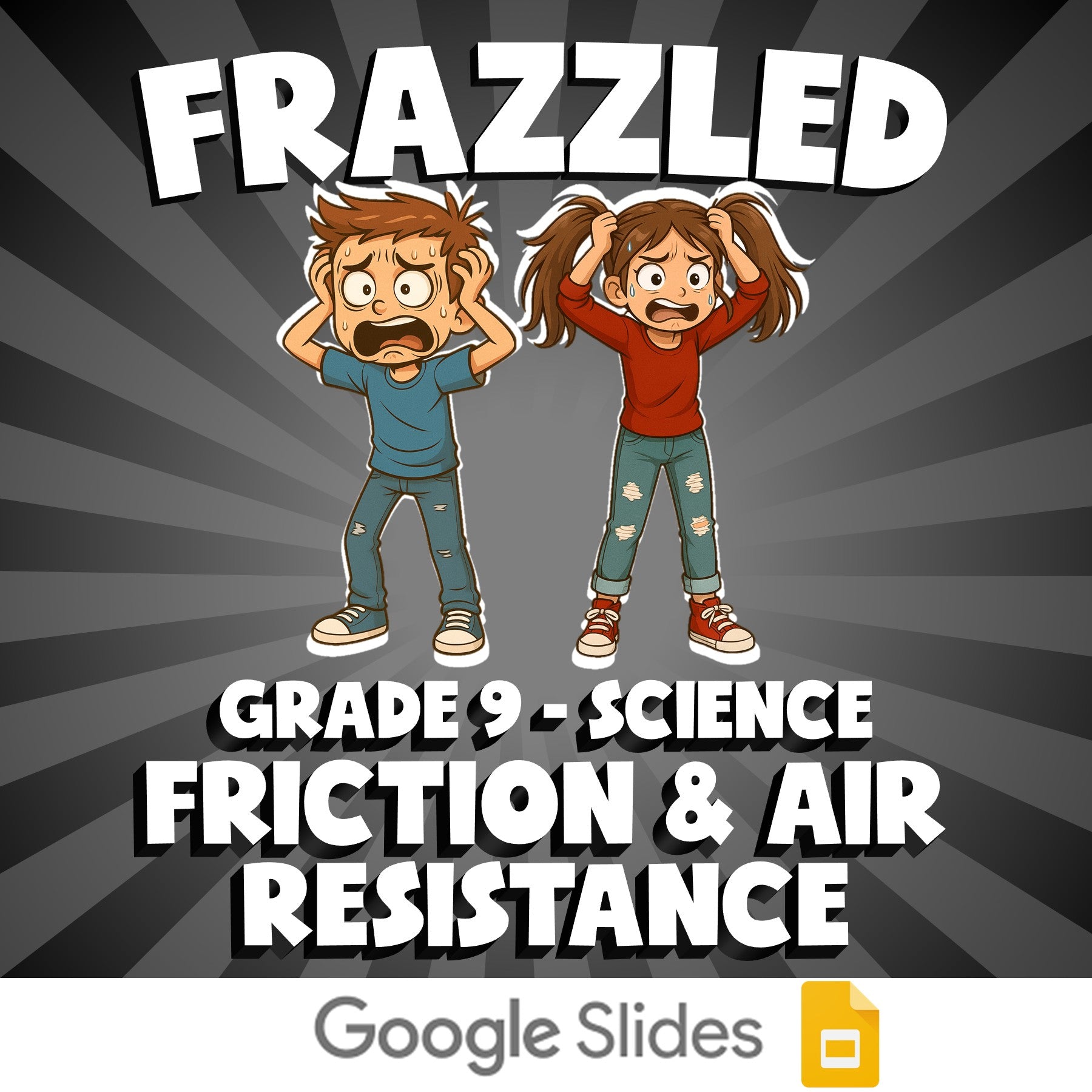 Friction & Air Resistance FRAZZLED Science Game - No Prep Grade 9 Review