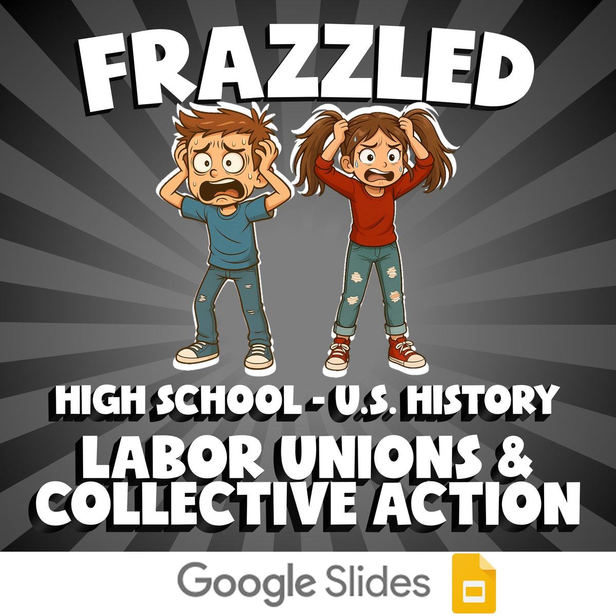 Labor Unions & Collective Action FRAZZLED U.S. History Game - No Prep Review