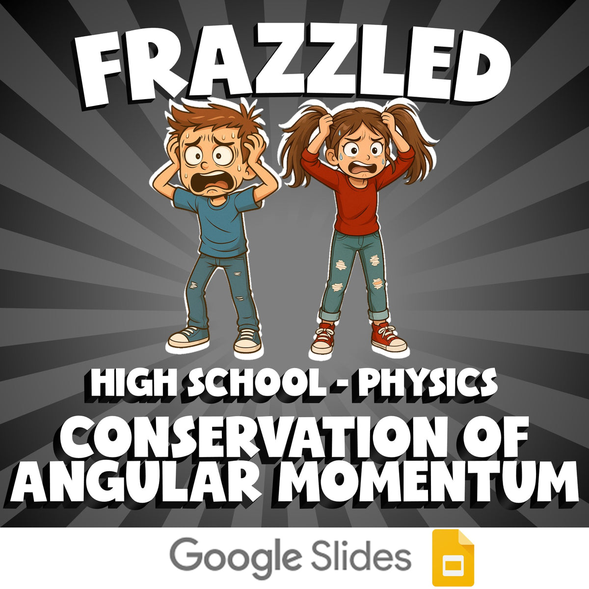 Conservation of Angular Momentum FRAZZLED Science Game - No Prep Physics Review