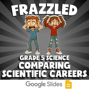 Comparing Scientific Careers FRAZZLED Science Game - No Prep Grade 5 Review