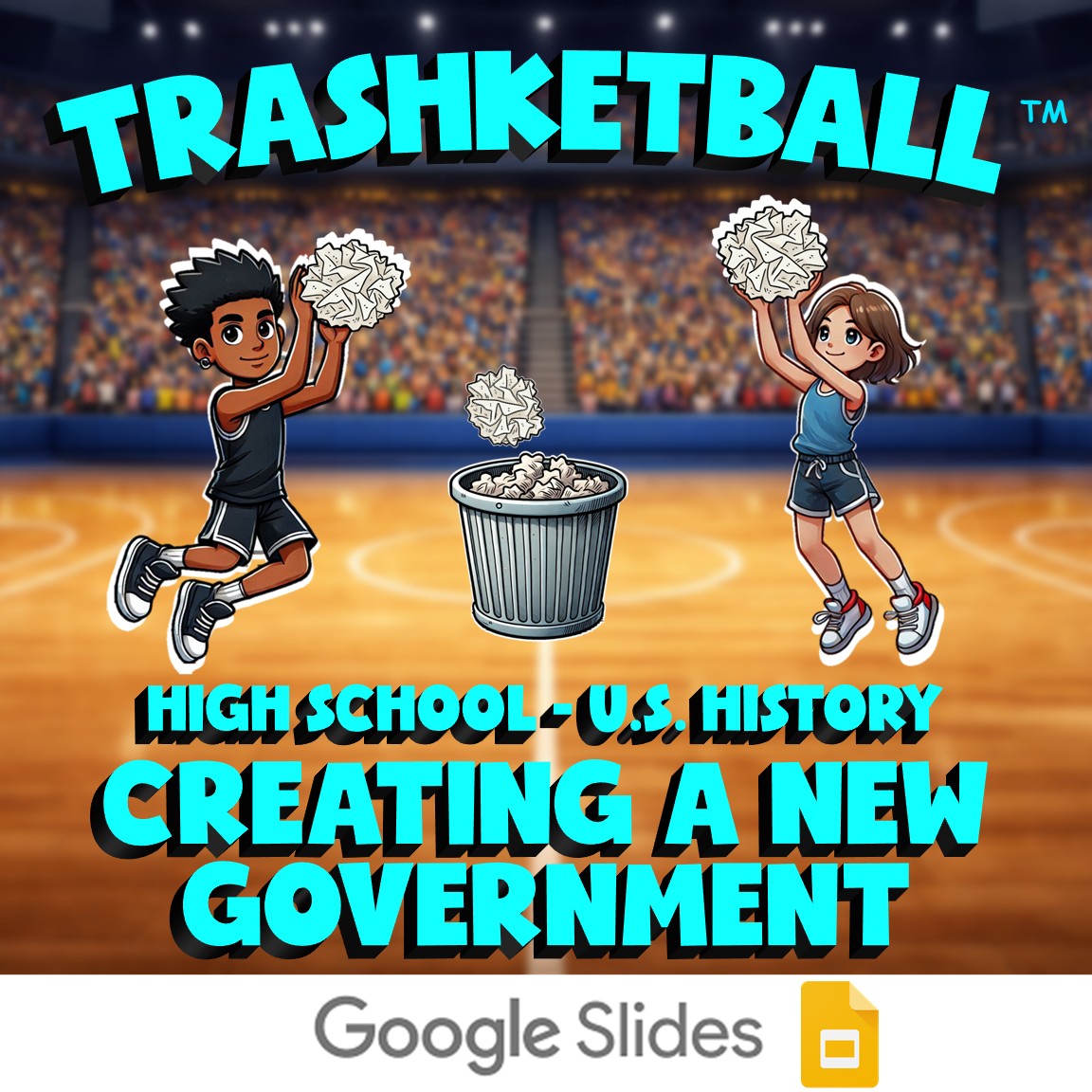 Creating a New Government TRASHKETBALL U.S. History Game - No Prep Review
