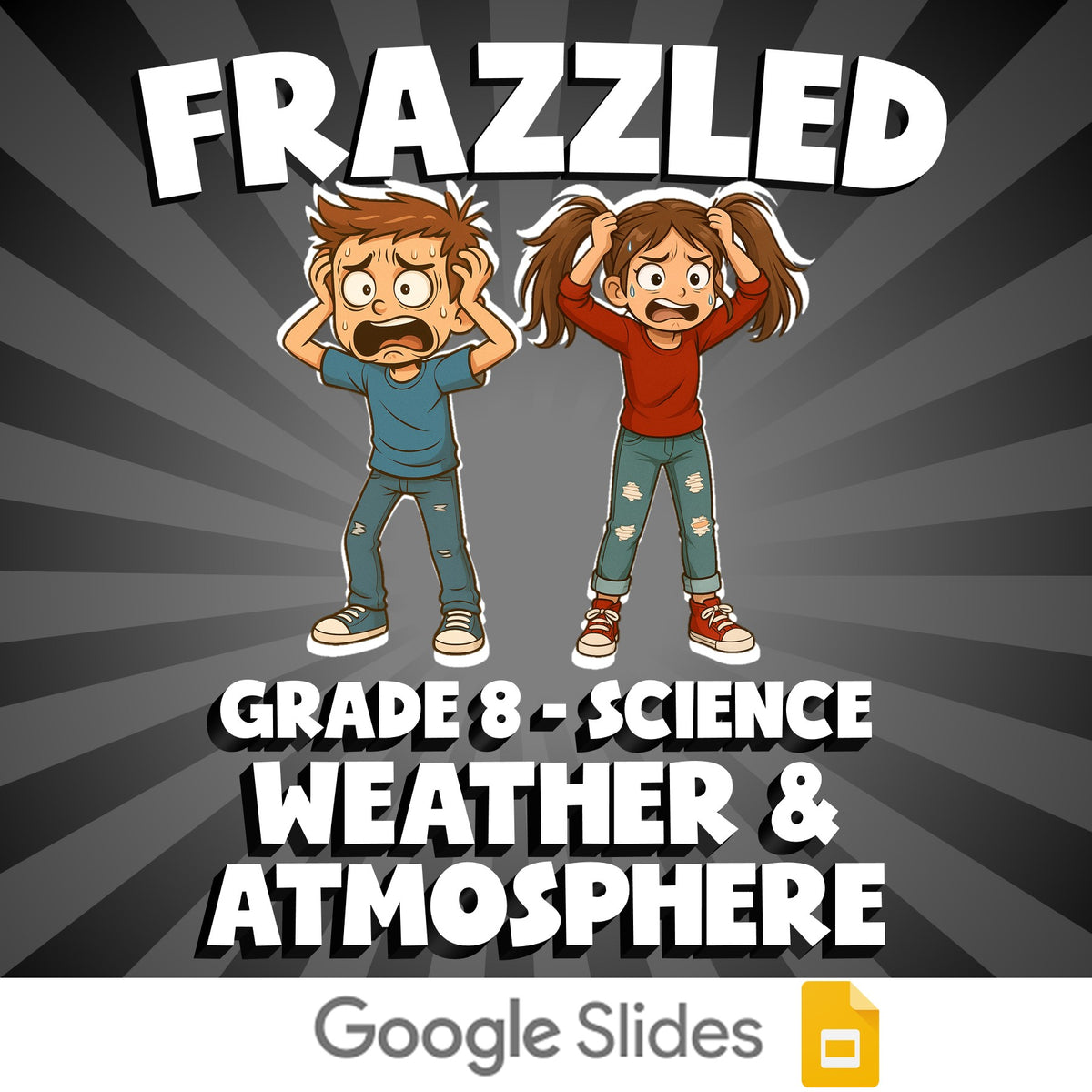 Weather & Atmosphere FRAZZLED Science Game - No Prep Grade 8 Review Activity