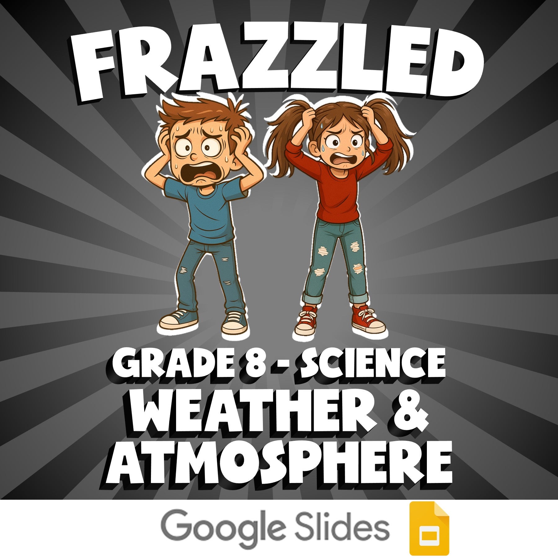 Weather & Atmosphere FRAZZLED Science Game - No Prep Grade 8 Review Activity