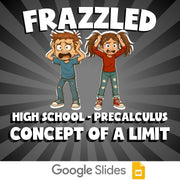 Concept of a Limit FRAZZLED Math Game - No Prep PreCalculus Review Activity