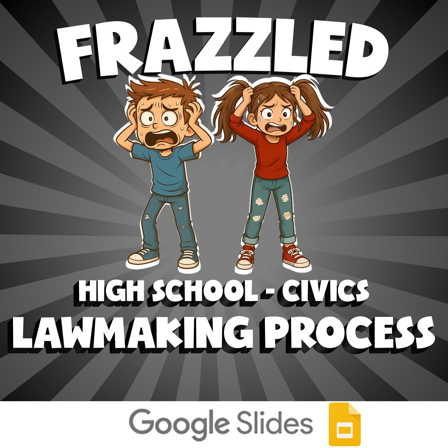 Lawmaking Process FRAZZLED Civics Game - No Prep Review Activity