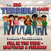 Fill In The Verb - Emotions & Feelings BIG TERRIBLE GAME - Spanish Exercise