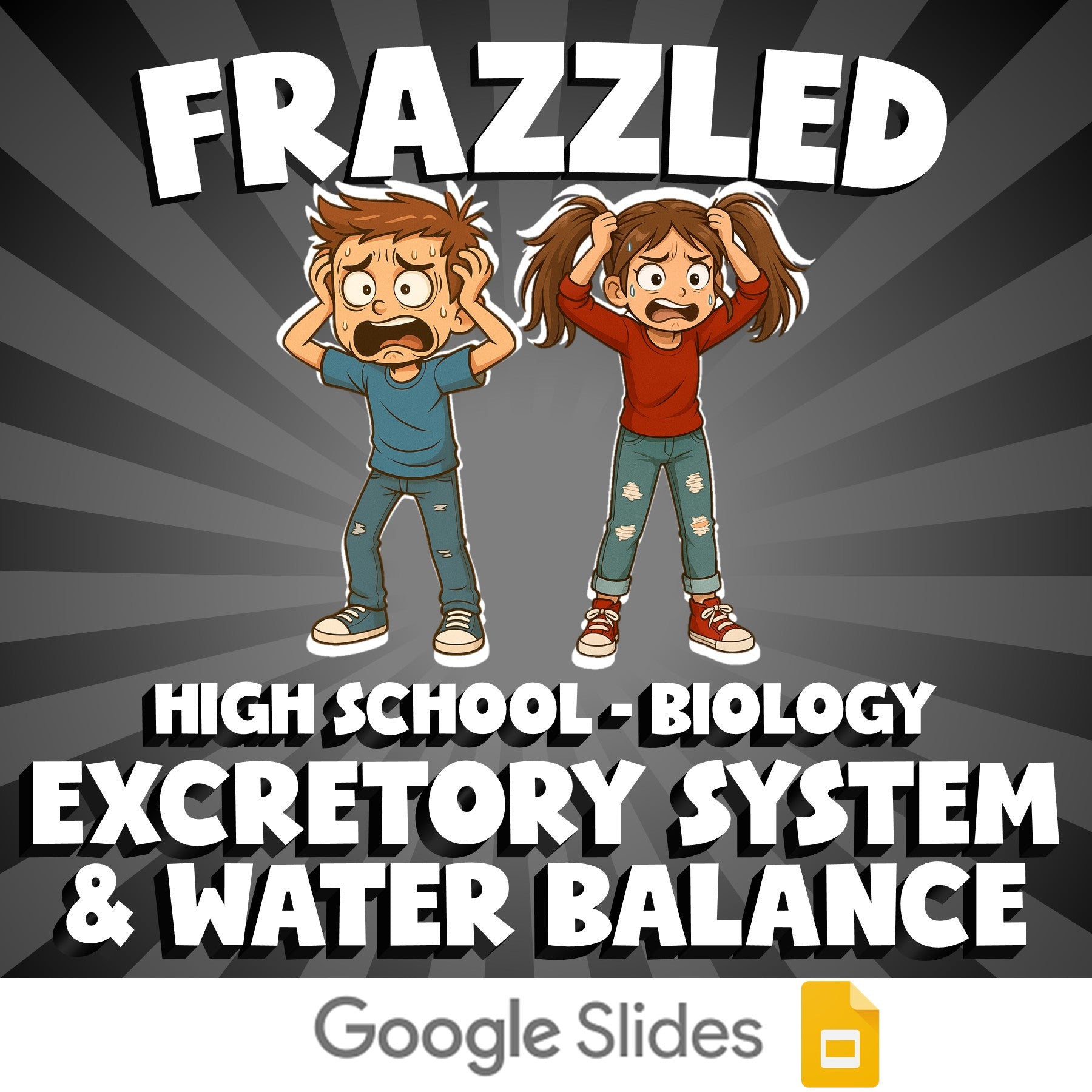 Excretory System & Water Balance FRAZZLED Science Game - No Prep Biology Review