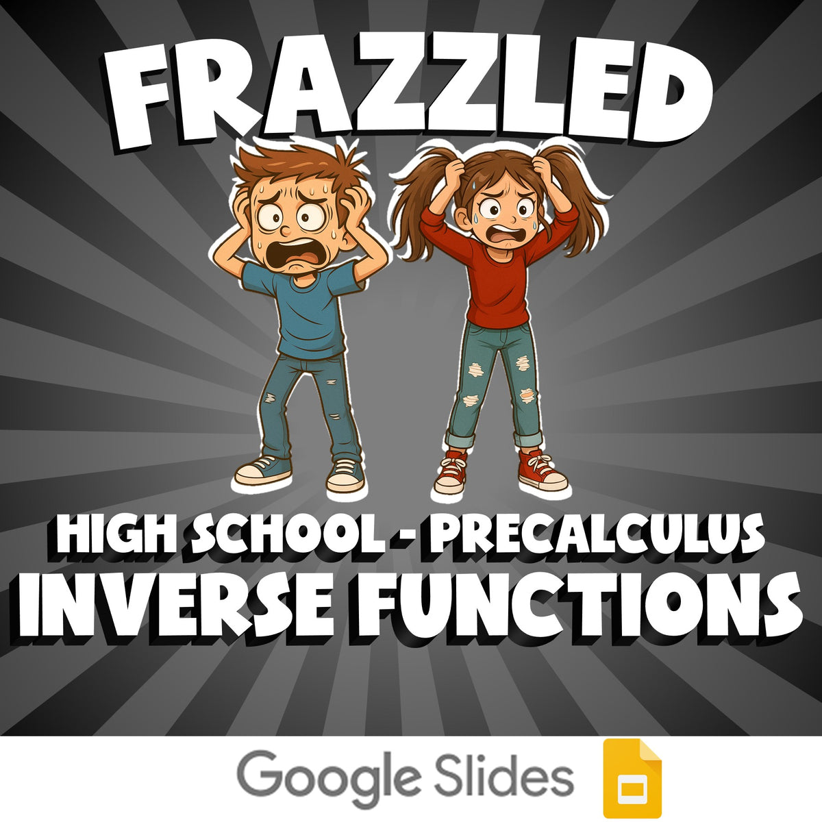 Inverse Functions FRAZZLED Math Game - No Prep PreCalculus Review Activity