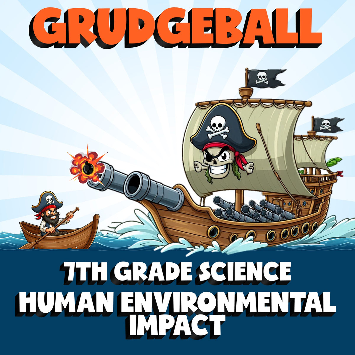 Human Environmental Impact GRUDGEBALL Science Game - No Prep Grade 7 Review