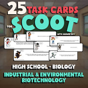 Industrial & Environmental Biotechnology SCOOT TASK CARDS Science Game - Biology