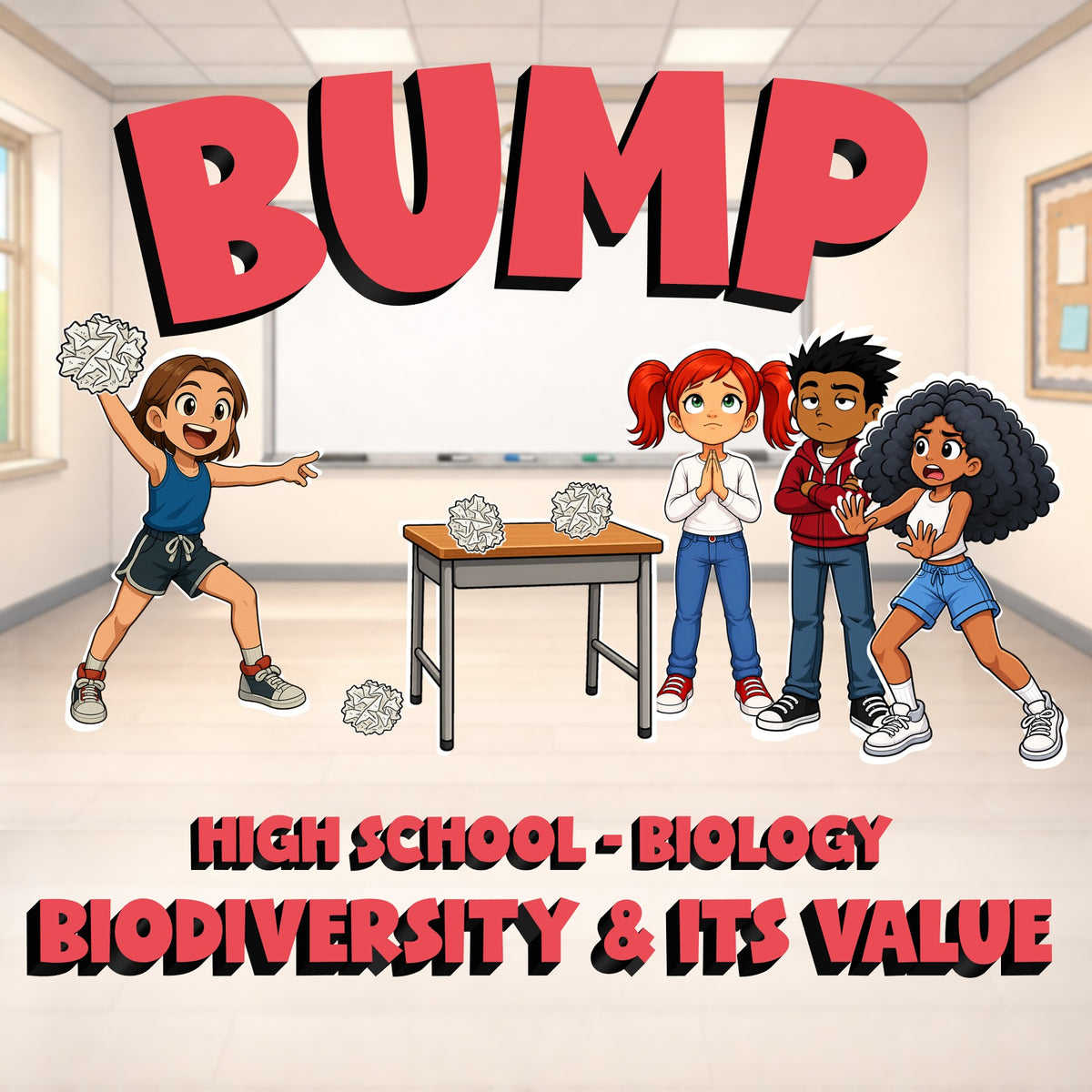 Biodiversity & Its Value BUMP Science Game - No Prep Biology Review Activity
