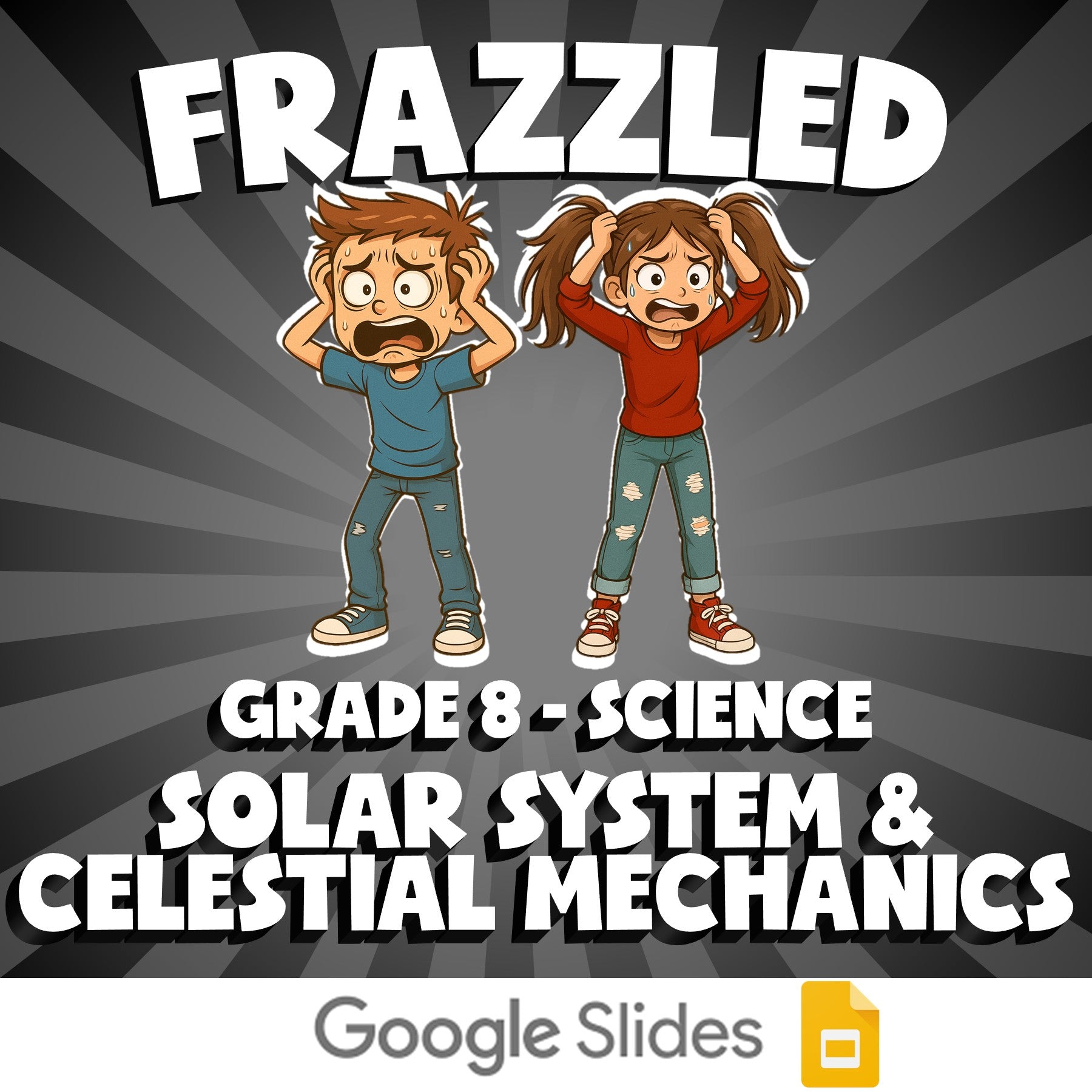 Solar System & Celestial Mechanics FRAZZLED Science Game - No Prep Grade 8