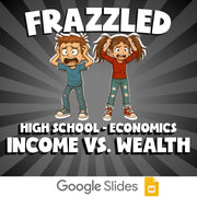 Income vs. Wealth FRAZZLED Economics Game - No Prep Review Activity