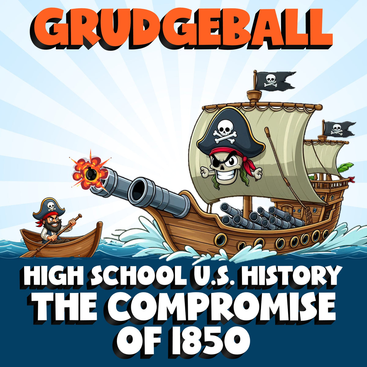 The Compromise of 1850 GRUDGEBALL U.S. History Game - No Prep Review Activity
