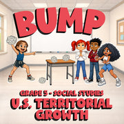 U.S. Territorial Growth BUMP Socials Game - No Prep Grade 5 Review Activity
