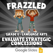 Evaluate Strategic Concessions FRAZZLED ELA Game - No Prep Grade 11 Review