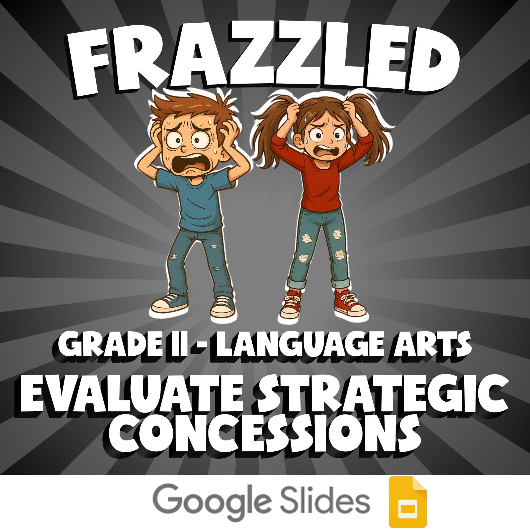 Evaluate Strategic Concessions FRAZZLED ELA Game - No Prep Grade 11 Review