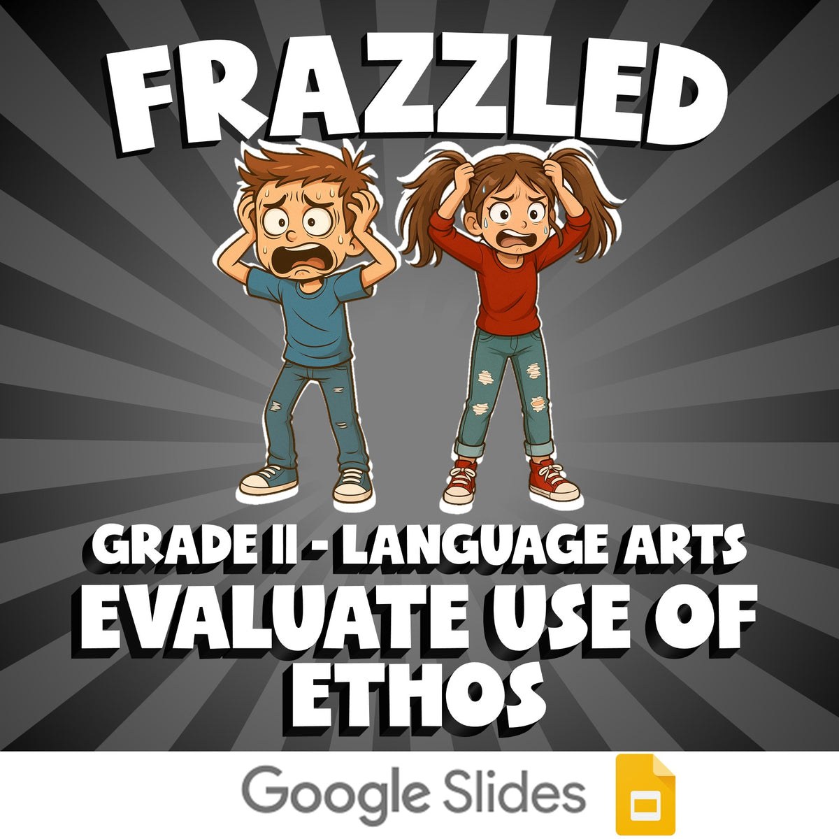 Evaluate Use of Ethos FRAZZLED ELA Game - No Prep Grade 11 Review Activity