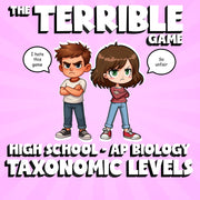 Taxonomic Levels THE TERRIBLE GAME - No Prep AP Biology Science Review Activity