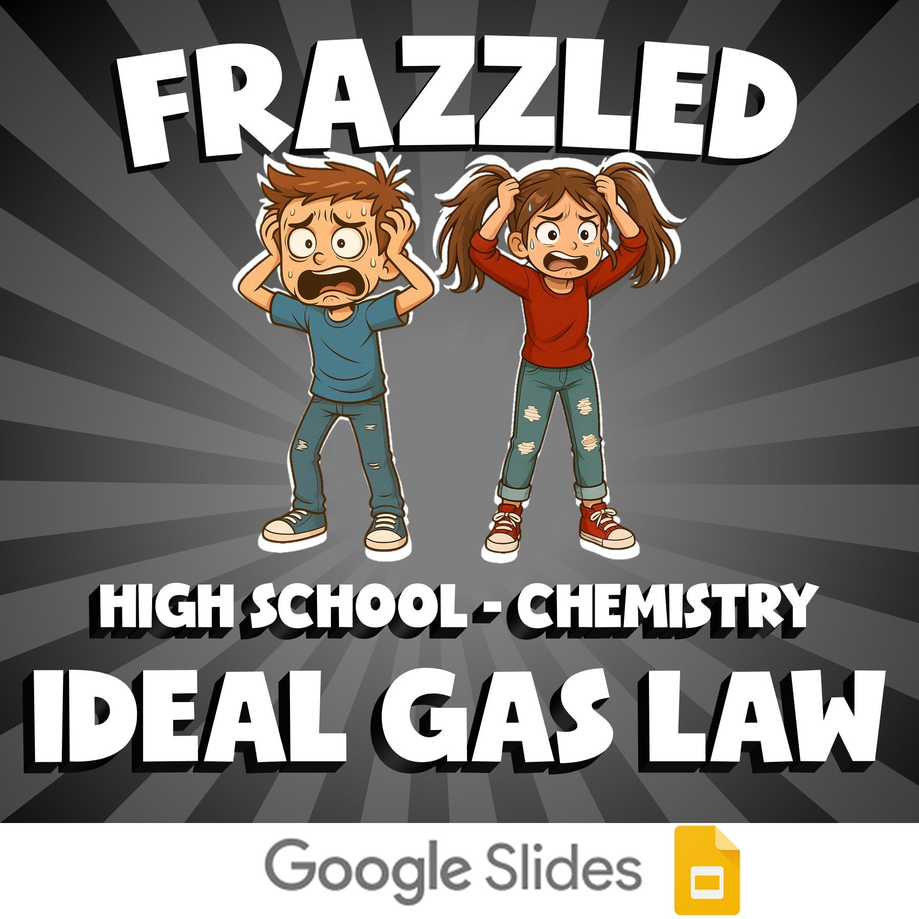 Ideal Gas Law FRAZZLED Science Game - No Prep Chemistry Review Activity