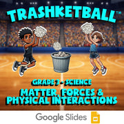 Matter, Forces & Physical Interactions TRASHKETBALL Science Game - Grade 3