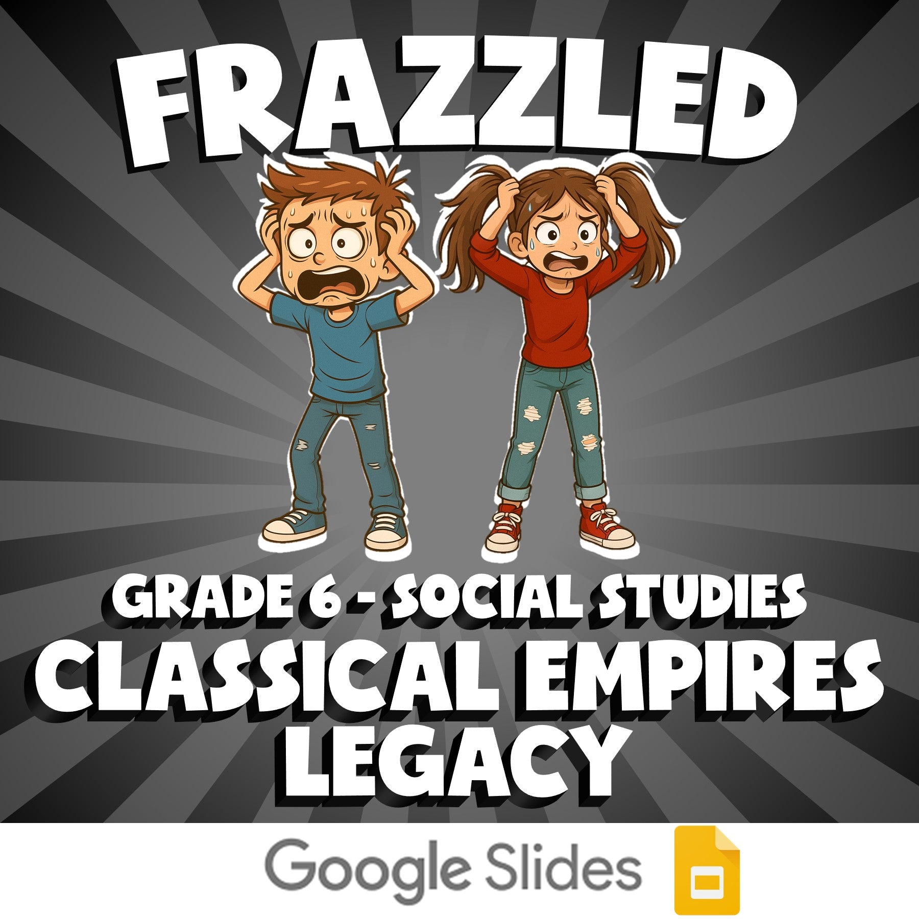 Classical Empires Legacy FRAZZLED Socials Game - No Prep Grade 6 Review Activity