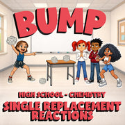 Single Replacement Reactions BUMP Science Game - No Prep Chemistry Review