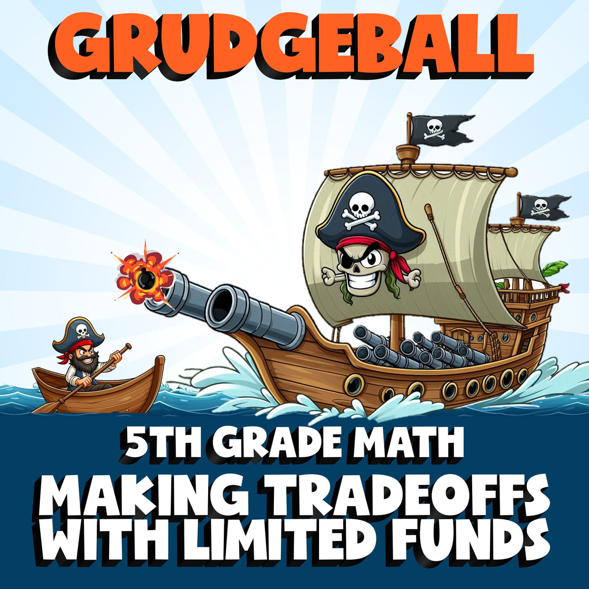 Making Tradeoffs with Limited Funds GRUDGEBALL Math Game - No Prep Grade 5