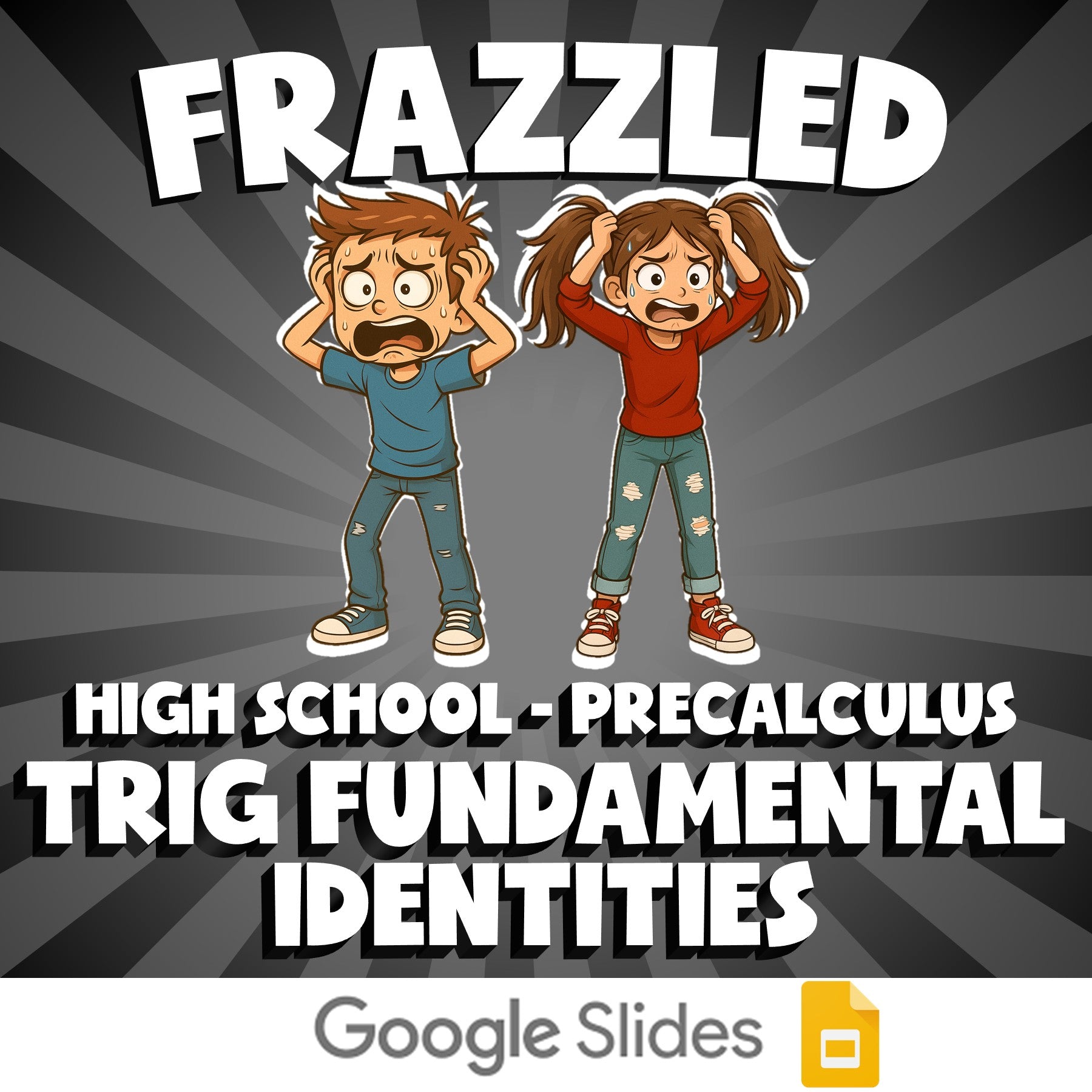 Trig Fundamental Identities FRAZZLED Math Game - No Prep PreCalculus Review