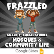 Mosques & Community Life FRAZZLED Socials Game - No Prep Grade 7 Review Activity