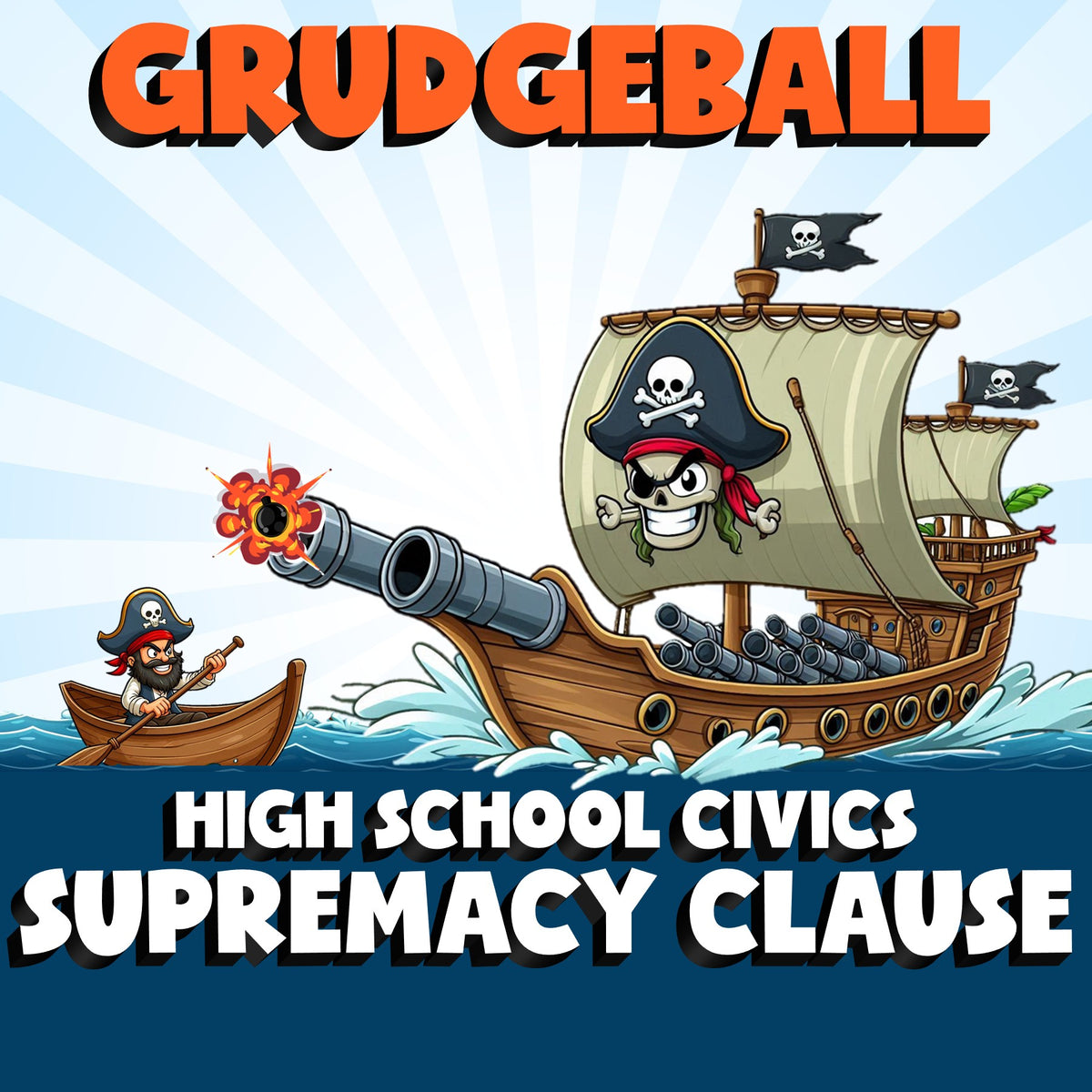 Supremacy Clause GRUDGEBALL Civics Game - No Prep Review Activity