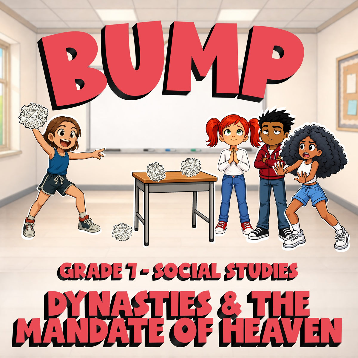 Dynasties & the Mandate of Heaven BUMP Socials Game - No Prep Grade 7 Review