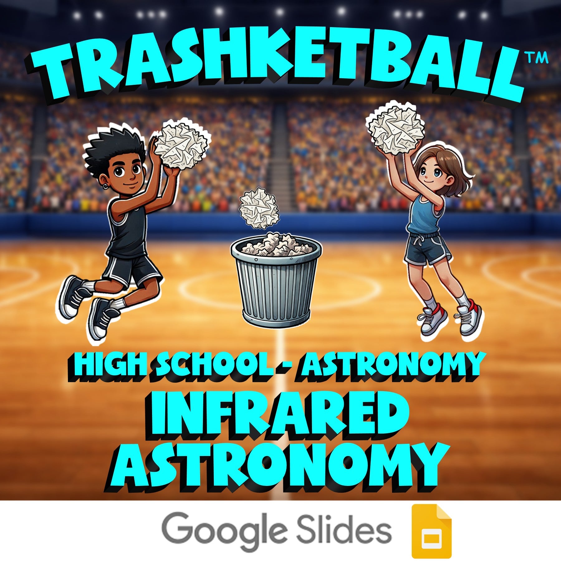 Infrared Astronomy TRASHKETBALL Science Game - No Prep Astronomy Review Activity