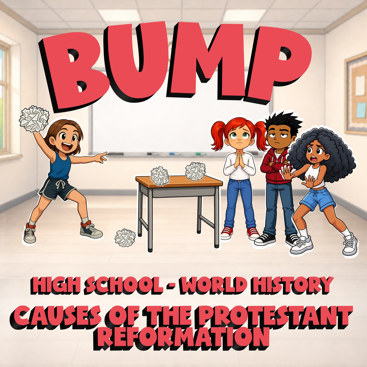 Causes of the Protestant Reformation BUMP Game - No Prep World History Review