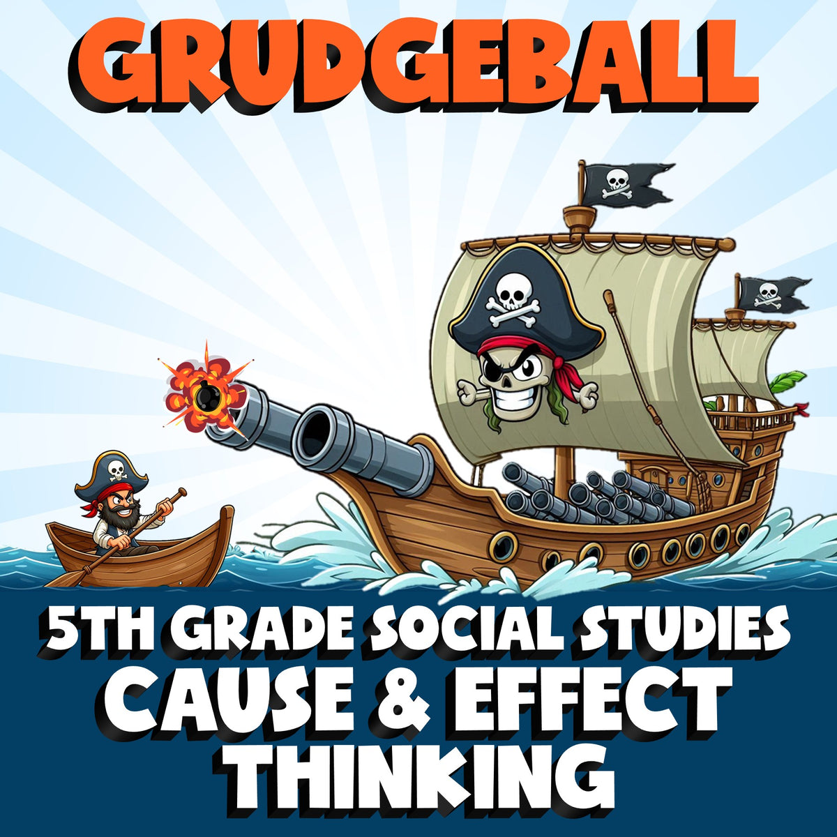 Cause & Effect Thinking GRUDGEBALL Socials Game - No Prep Grade 5 Review