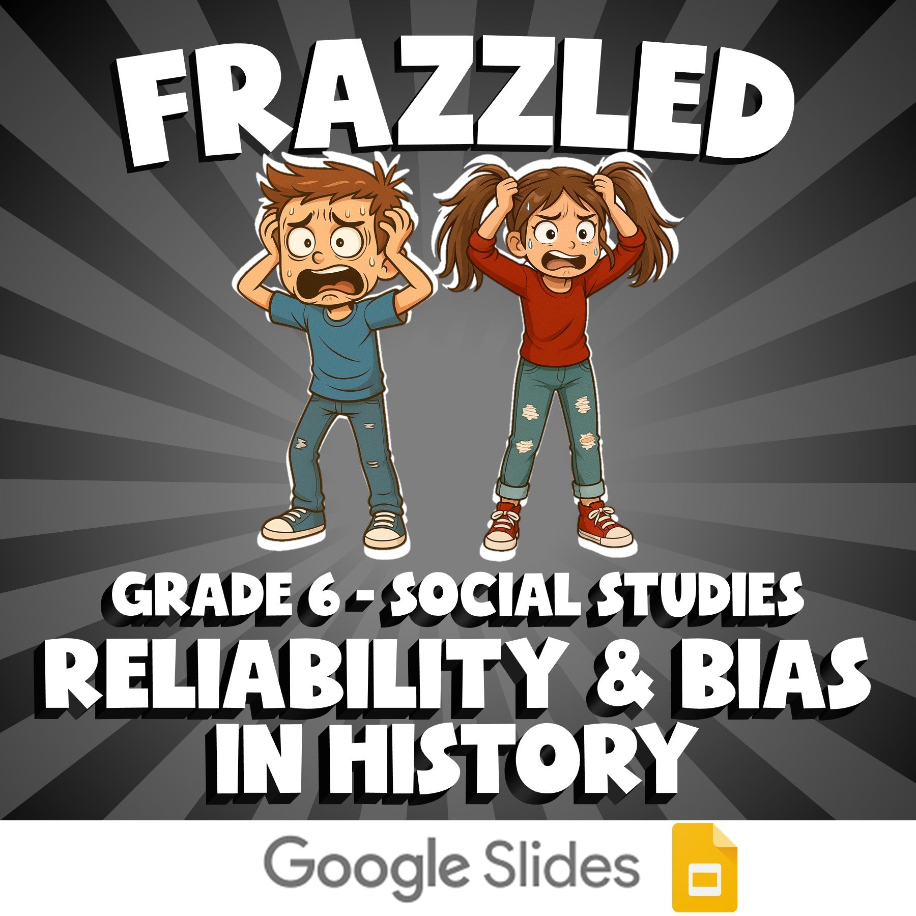 Reliability & Bias in History FRAZZLED Socials Game - No Prep Grade 6 Review