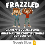 What Was the Constitutional Convention FRAZZLED Socials Game - No Prep Grade 4