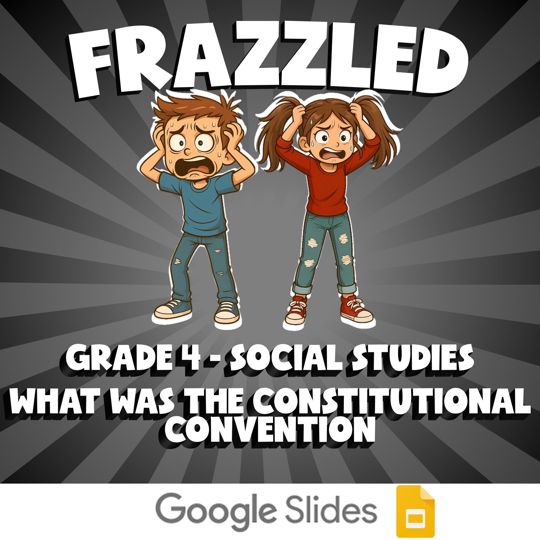 What Was the Constitutional Convention FRAZZLED Socials Game - No Prep Grade 4