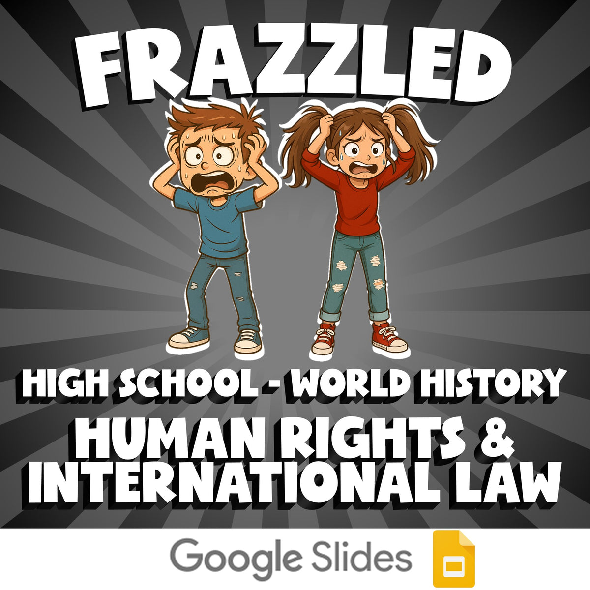 Human Rights & International Law FRAZZLED Game - No Prep World History Review