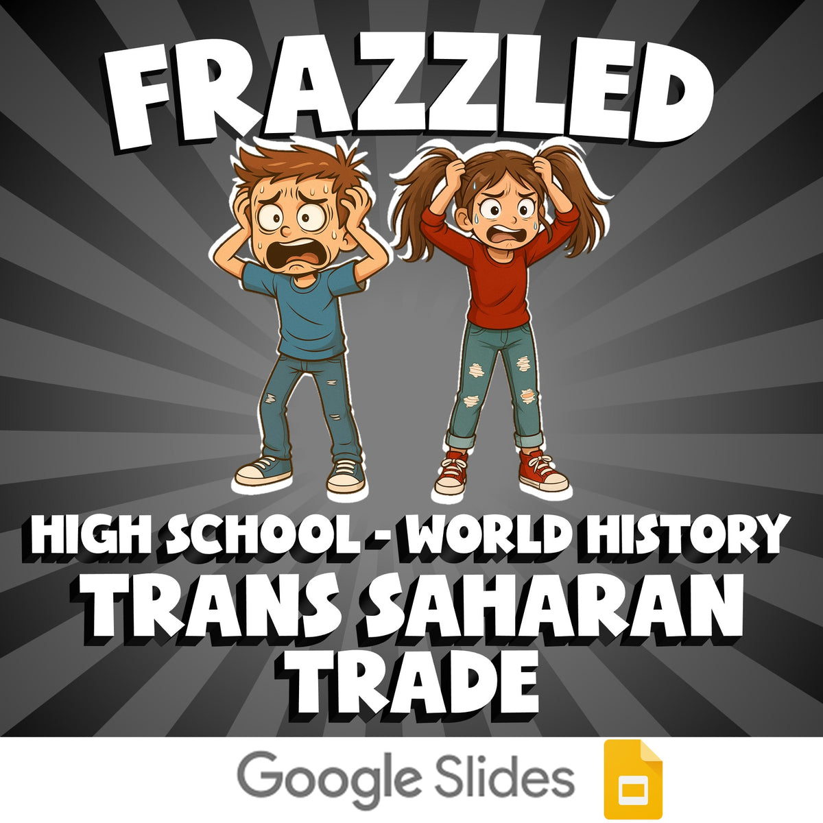Trans Saharan Trade FRAZZLED Game - No Prep World History Review Activity