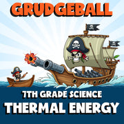 Thermal Energy GRUDGEBALL Science Game - No Prep Grade 7 Review Activity