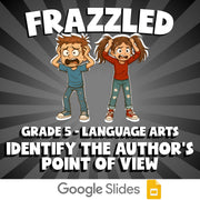 Identify the Author’s Point of View FRAZZLED ELA Game - No Prep Grade 5 Review